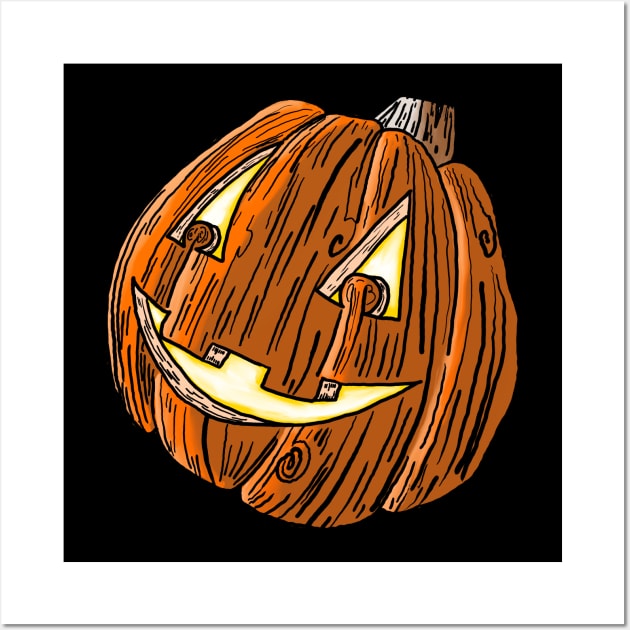 Jack O'Lantern Wall Art by Halloran Illustrations